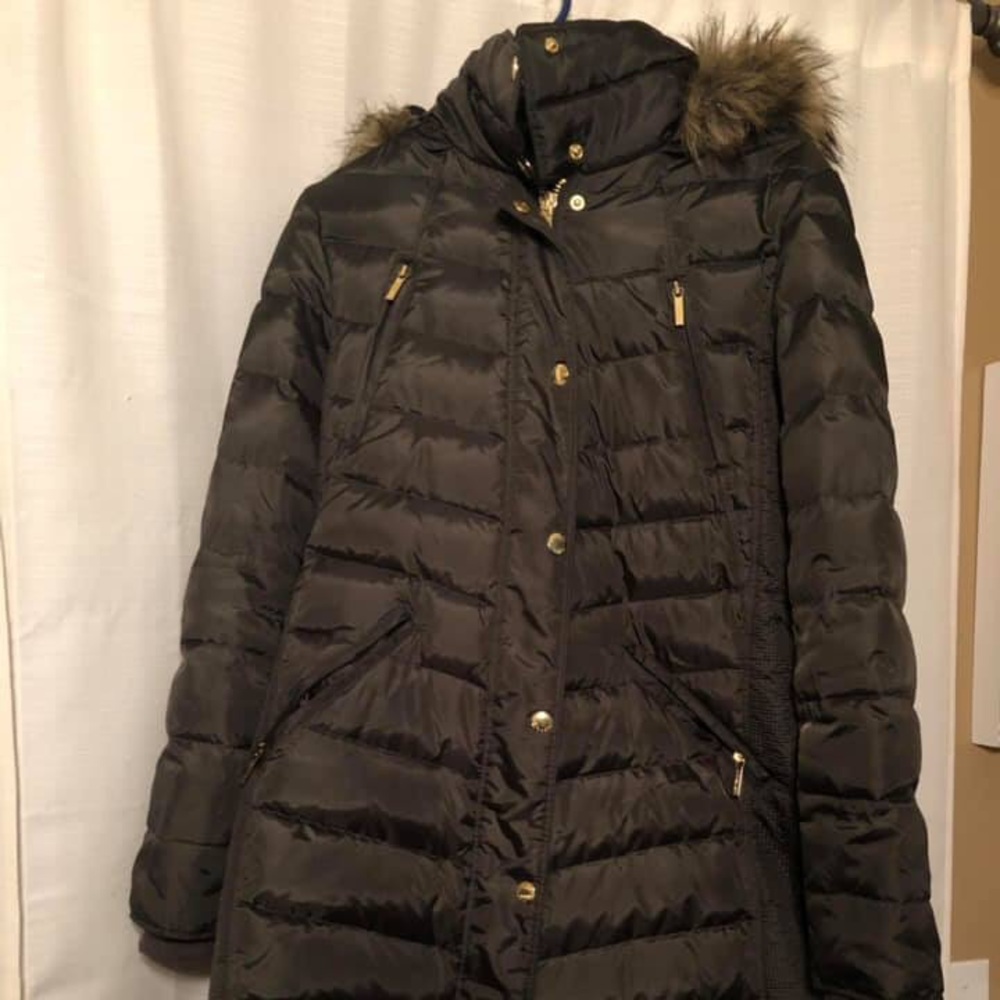 Michael Kors long coat moss color size S